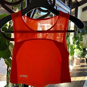 Zumba Fitness Orange Tank Top